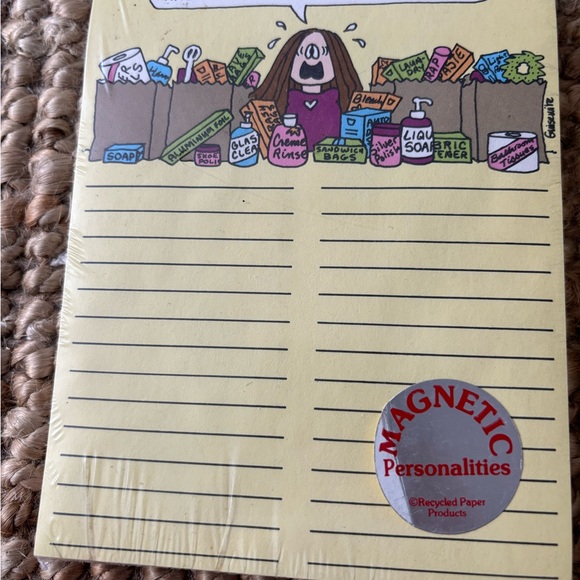 ACK! Vintage Cathy Cartoon notepads (3) one is magnetic. - Picture 4 of 6